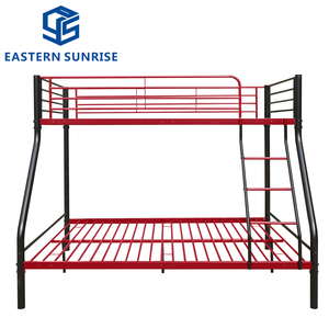 Металлическая двухъярусная кровать с наклонной лестницей для 3 человек - Product Image 3