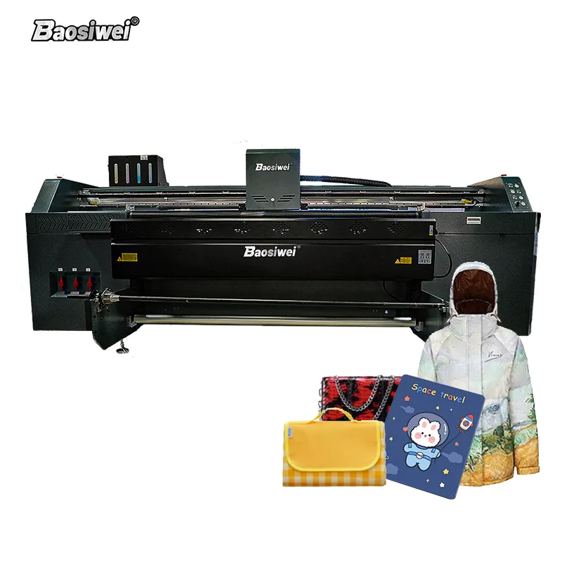 Baosiwei 1,6 M/1,8 m Flex banner impresora eco solvente de gran formato plotter de impresión de pegatinas de vinilo de 6 pies