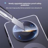 Protection d'objectif d'appareil photo personnalisée en usine avec kit d'alignement automatique pour Huawei Mate 80 Mate 70, couverture intégrale, anti-rayures, installation facile