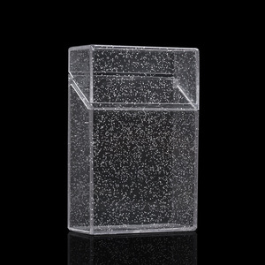 Étui à cigarettes Snowflake, étanche à l'humidité, résistant à la pression, en plastique brillant transparent, étui à cigarettes pour femmes et hommes, boîte de rangement pour fumeurs - Product Image 6