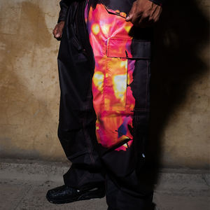 Ensemble survêtement en nylon imperméable pour homme, veste et pantalon de sport à fermeture éclair thermochromique, changeant de couleur en fonction de la chaleur - Product Image 2