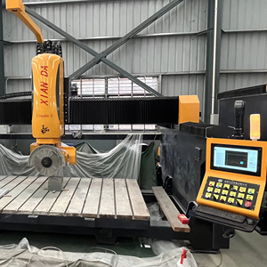 Promouvoir la scie <span class=keywords><strong>à</strong></span> pont 5 axes économique Xianda 600 |   <span class=keywords><strong>Machine</strong></span> <span class=keywords><strong>à</strong></span> découper le marbre compacte avec moteur 30 kW, système DDX, haute précision, nouvelle - Product Image 1