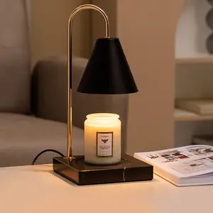 Comodino dimmerabile ecologico, lampada elettrica scaldacandele per la decorazione domestica bruciatore di incenso a cera di fusione lampada scaldacandele/