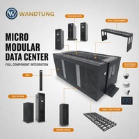 Centro de Datos Modular con Control de Acceso Seguro, Rack de Servidores 42U, Centro de Datos Todo en Uno para Minería y Telecomunicaciones, Aplicación en Exteriores