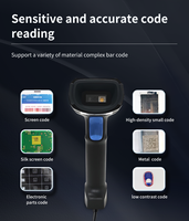 Lecteur de codes-barres 1D 2D filaire portable à vente chaude Lecteurs de codes-barres OEM Scanner de code QR Pistolet