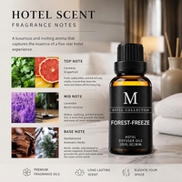 Huile de Diffusion Parfumée Collection Hôtelière Forêt-Givre - Concentration Élevée, Parfum de Luxe Longue Durée pour Diffuseur Ultrasonique