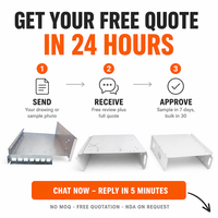 Pièces métalliques estampées TZR, panneaux de châssis en tôle sur mesure avec goujons pressés et languettes formées OEM ODM