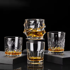 <span class=keywords><strong>Vetro</strong></span> di cristallo senza piombo con pietra di diamante tazza di <span class=keywords><strong>vetro</strong></span> di Whisky bicchierino tazza di liquore Whisky tazze di <span class=keywords><strong>vetro</strong></span> per bar ristorante - Product Image 2