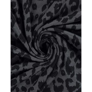 Camiseta de Mujer con Estampado de Leopardo FOXA, Manga Corta, Corte Regular, Informal, Verano, Transpirable, Tejido de Jersey de Poliéster - Product Image 5