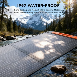 Alecter Solar APH-FB45 Panneau Solaire Monocristallin Pliable Certifié 200W Haute Efficacité 32 Cellules Noir - Product Image 2
