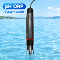 Capteur de pH/ORP d'eau en ligne avec cellule de débit RS485 Modbus IoT, moniteur de qualité de l'eau sans fil