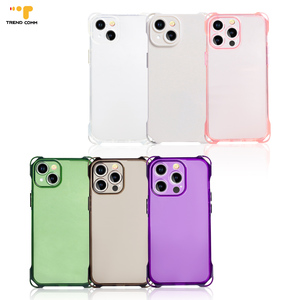 Design de luxe anti-chute bords galvanisés pour <span class=keywords><strong>iPhone</strong></span> 11 12 <span class=keywords><strong>13</strong></span> 14 15 <span class=keywords><strong>Pro</strong></span> <span class=keywords><strong>Max</strong></span> étui avec sangle conception de <span class=keywords><strong>cage</strong></span> - Product Image 1