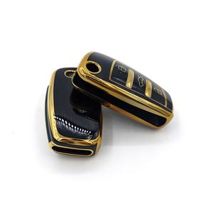 Étui <span class=keywords><strong>de</strong></span> protection pliable pour clé <span class=keywords><strong>de</strong></span> <span class=keywords><strong>voiture</strong></span> à 3 boutons, 5 couleurs, en TPU, pour <span class=keywords><strong>Audi</strong></span> Q3 A3 A1 Q2L RS3 <span class=keywords><strong>R8</strong></span> Q7 TT A6L TTS SQ - Product Image 3