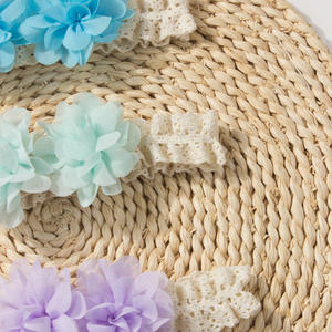 新しいベビーレースヘッドバンド、幼児用無地シフォンスカーフ、軽量で快適なベビーヘアアクセサリー - Product Image 2