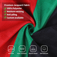 Großhandel Maßgefertigte Jacquard-Polyester Sublimations-Herren-Fußballtrikots Hersteller Personalisierte Team-Shirts