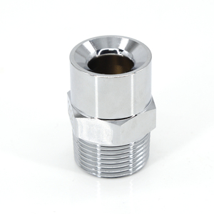 Buse de brumisation à haute vitesse ZSTWB DN25, filetage mâle 1 pouce, laiton chromé, pour système de suppression d'incendie par aspersion de transformateur - Product Image 1