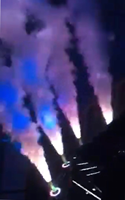 Machine à effets de fumée de scène professionnelle Ava, canon à CO2, machine à jet de CO2 avec LED colorées