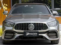 Pièces de carrosserie pour lifting de voiture Classe E W212 2014-2016, mise à niveau W213 2021-2023 E63 AMG : pare-chocs avant, diffuseur arrière, ensemble capot