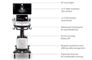 Ecógrafo <span class=keywords><strong>Doppler</strong></span> a Color 4D Mindray Vetus 5 Tipo Carro para Uso Médico Portátil en Hospitales y Clínicas - Product Image 4