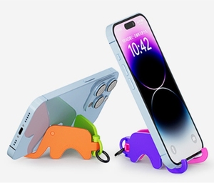 Custom Logo Cellphone Bracket Desktop Creativity Cartoon Lazy Folding Mobile Phone Stand Mobile Phone Holder - Product Image 2
