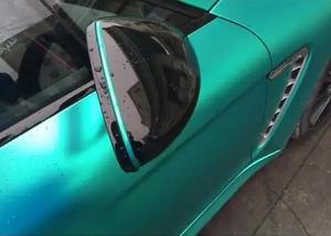 Annhao 1,52x18M cromo mate t-ifany <span class=keywords><strong>vinilo</strong></span> azul decoración del cuerpo del <span class=keywords><strong>coche</strong></span> rollo pegatinas con logotipo adhesivo extraíble para envolver el <span class=keywords><strong>coche</strong></span> - Product Image 4