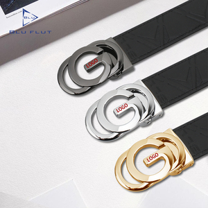 Bluflut Ceintures à boucle de créateur personnalisées pour hommes Ceintures en <span class=keywords><strong>cuir</strong></span> végétaliennes personnalisées Ceintures à sangle pour hommes avec logo personnalisé - Product Image 6