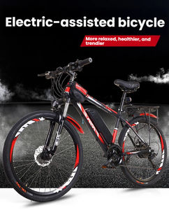 Vélo <span class=keywords><strong>de</strong></span> montagne électrique sans balais 250W, 3 modes <span class=keywords><strong>de</strong></span> conduite, 7 vitesses, batterie amovible, freins à <span class=keywords><strong>disque</strong></span> doubles, écran LCD, adulte, tout-terrain, urbain - Product Image 4