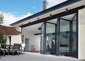 กระจกสองพับสองชั้นเคลือบยุโรปได้รับการรับรอง101 <span class=keywords><strong>amaa</strong></span> ประตูอลูมิเนียมสำหรับโรงแรมกลางแจ้งในเชิงพาณิชย์ - Product Image 6