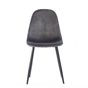 Chaise moderne en velours pour salle <span class=keywords><strong>à</strong></span> manger, vente en gros, pas cher, meilleure vente - Product Image 2