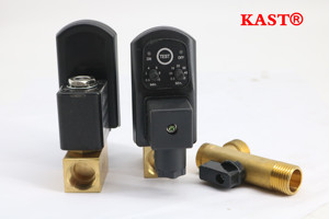 Vanne de <span class=keywords><strong>vidange</strong></span> automatique électronique temporisée pour <span class=keywords><strong>compresseur</strong></span> d'air, AC 220V, 1/2 pouce - Product Image 5