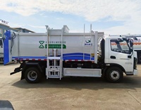 Camion de collecte des déchets de cuisine électrique 4x2, camion de collecte des eaux usées, séparateur humide et sec, camion poubelle