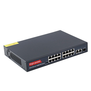High-power 16+2+1 Port All 1000M POE <b>Switch</b> Gigabit <b>Network</b> <b>Switch</b> for Surveillance and Office Use - Product Image 1