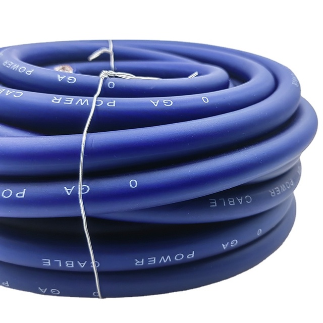 51' Feet FT (15.5M) 1/0 AWG Gauge GA Car Audio Power CCA Cable Ground Wire With Frosted Soft Flexible PVC Jacket