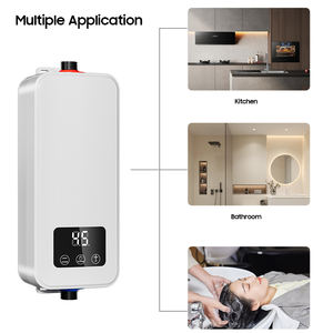 Mini calentador de agua caliente instantáneo eléctrico sin tanque para baño de 5,5 kW de ahorro de energía inteligente para cocina debajo del fregadero de lavado a mano - Product Image 6