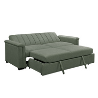 Modernes Europäisches Dreisitzer-Schlafsofa mit Stauraum Hochwertiger Stoff L-Form Design für Apartment-Wohnzimmer