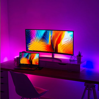 Télécommande Smd 5050 Rgb 5v Usb Kit complet 2m 3m 4m 5m 30d/m Flexible bluetooth Led Tv rétro-éclairage Tira De Led bande lumineuse
