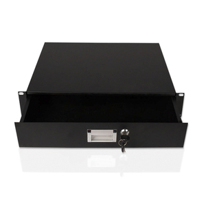 Серверный шкаф 19 дюймов <span class=keywords><strong>2U</strong></span> 3U 4U, сетевой кабинет, монтируемый в стойку, с глубоким выдвижным ящиком на замке и ключом, в наличии, сталь SPCC - Product Image 2