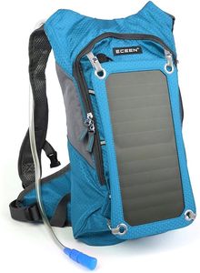 Sac à dos pour ordinateur portable de voyage d'affaires pour hommes, grand sac à dos imperméable avec USB et panneau solaire, fermeture éclair, doublure en polyester - Product Image 5