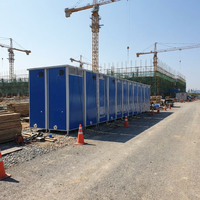 WELLCAMP WC préfabriqué, unité sanitaire modulaire, conteneur sanitaire, cabine sanitaire pour chantier, camping, toilettes préfabriquées