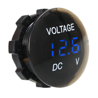 A06 DC 12V 24V DC Voltmeter Digital LED untuk Mobil