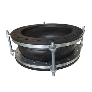 High quality flange type bellows flexible EPDM single sphere rubber expansion joint