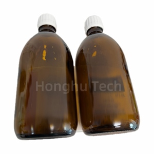 NUEVO, Botella de Vidrio Cilíndrica NEOS de 16 oz, Botellas Redondas de 473 ml Color Ámbar con Tapa de Rosca Azul, Juego Completo - Product Image 5