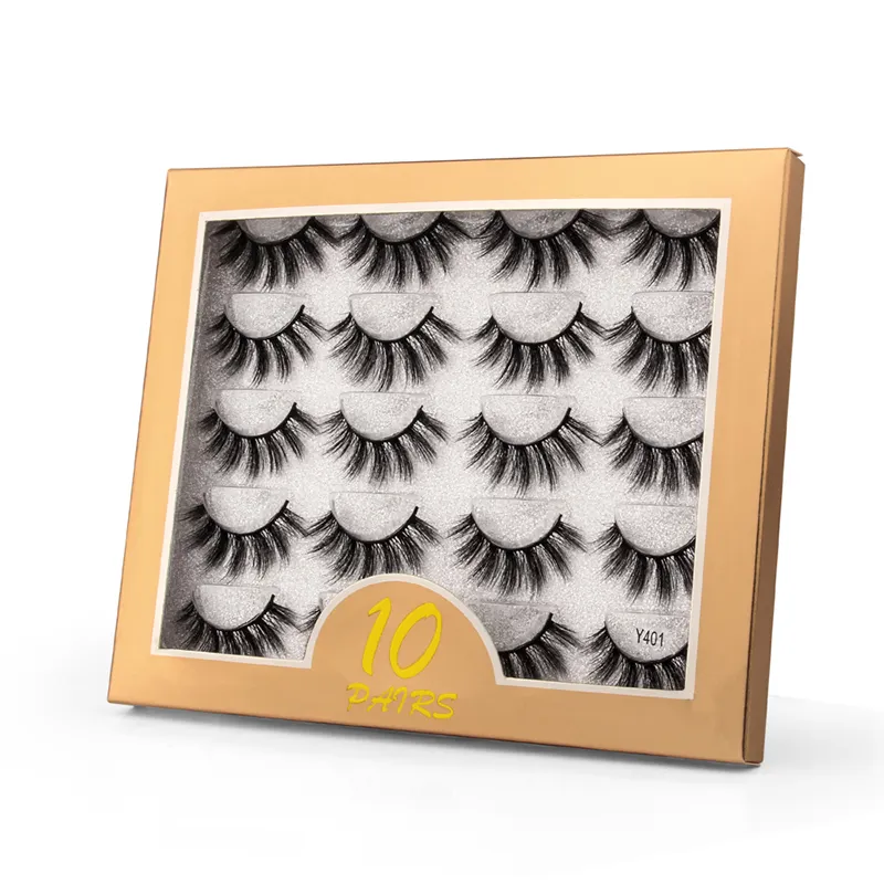 Moda tasarım toptan 3D ipek Lashes özel marka kirpik