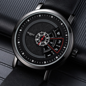 Yazole 509 510 <span class=keywords><strong>511</strong></span> thiết kế đặc biệt màu đen cổ tay xem người đàn ông Relojes Yazole đồng hồ - Product Image 2