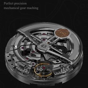 Relojes Casuales para Hombre, Reloj Mecánico Chino con Movimiento Automático, Estilo Esqueleto Luminoso, Proveedor de Relojes de Pulsera para Hombre - Product Image 5