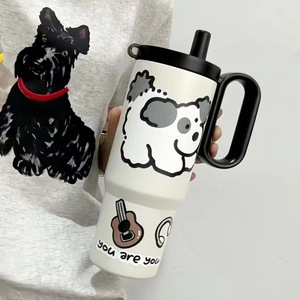 Vaso Térmico de Acero Inoxidable Twilight Big Mac Ice King con Pajita, Asa y Tapa, Gran Capacidad, Diseño de Dibujos Animados, para Viajes - Product Image 5