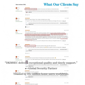 نظام إنذار ضد التسلل المنزلي LHD8100 يعمل بتقنية الواي فاي وGSM، أنظمة أمان للمتاجر والمكاتب والمنازل، أنظمة المنزل الذكي الكاملة - Product Image 6