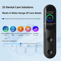 Brosse à dents électrique sonique rechargeable à écran intelligent, poils souples, longue autonomie, vente en gros directe usine, stock V1, magnétique