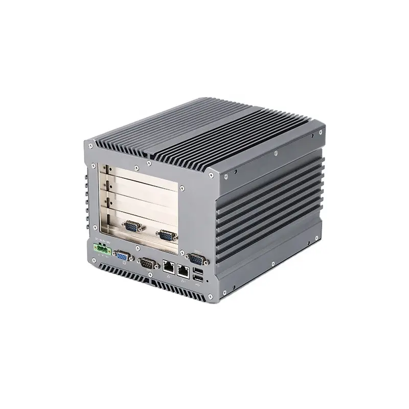 3 PCI PCIE X4 slot mini pc with PCI slot industrial embedded box pc Cheapest i3 i5 dual LAN embedded fanless industrial pc