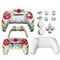 Coque de remplacement pour manette de jeu compatible avec PlayStation 5 PS5, coque de manette, housse de remplacement pour manette, accessoires de réparation